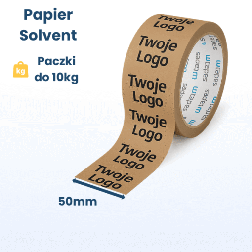 Papier Solvent z nadrukiem