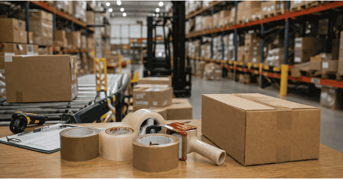 taśma pakowa do magazynu wysokiej rotacji